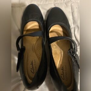 Clarks Black Emily 2 Mabel Shoes Size 10